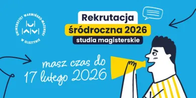 Studia II stopnia w UWM – rekrutacja śródroczna już trwa