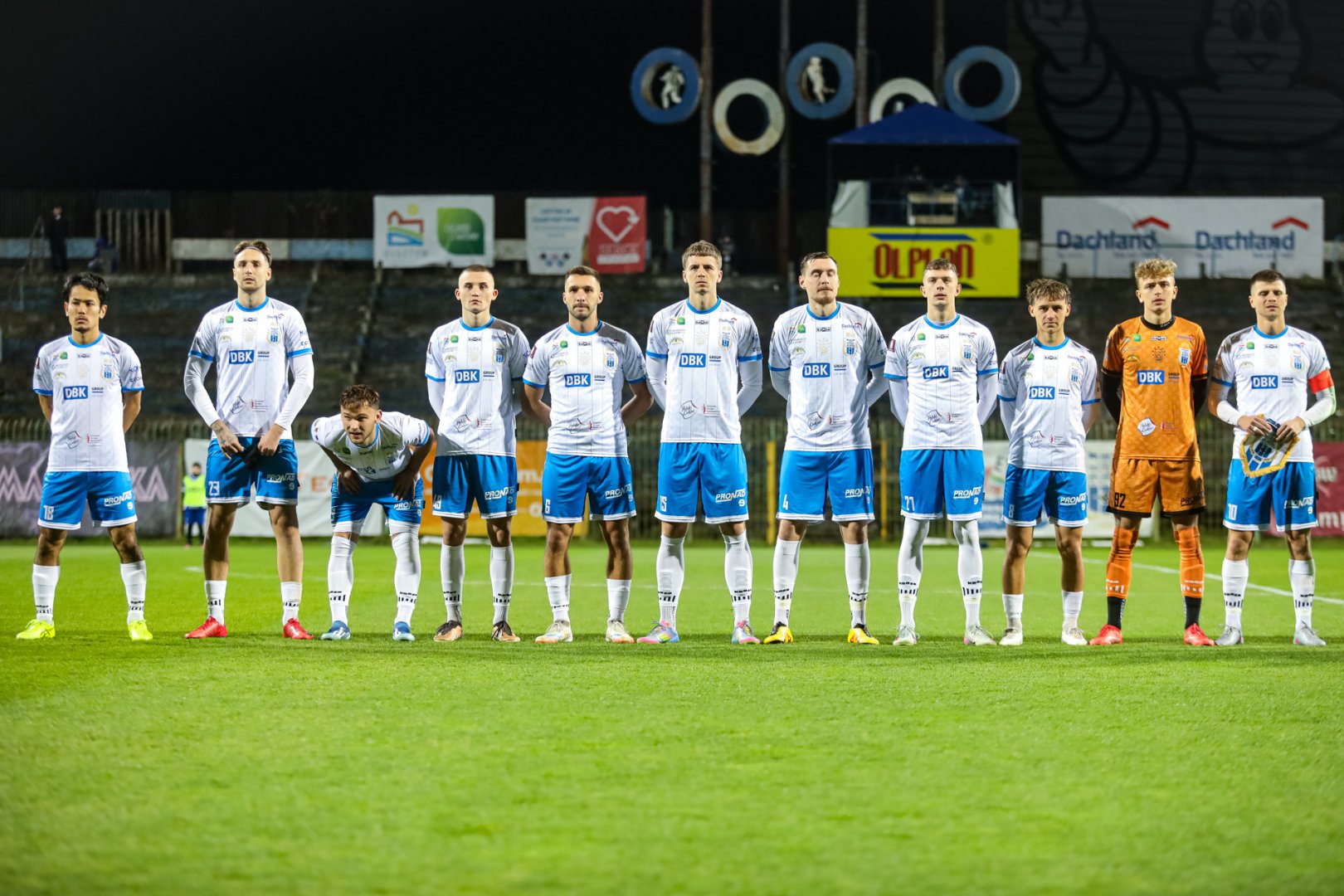 Piłkarze Stomilu przeszli testy. "Wyniki są zróżnicowane" [ZDJĘCIA]