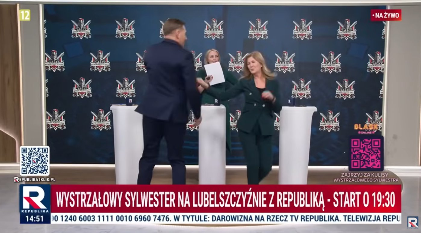 Iwona Arent w Telewizji Republika ruszyła w tany z politykiem Trzeciej Drogi [WIDEO]