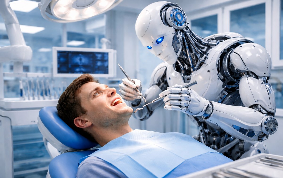 Polacy nie zaufaliby robotom dentystycznym. Tylko 9 proc. zgodziłoby się na jakikolwiek zabieg