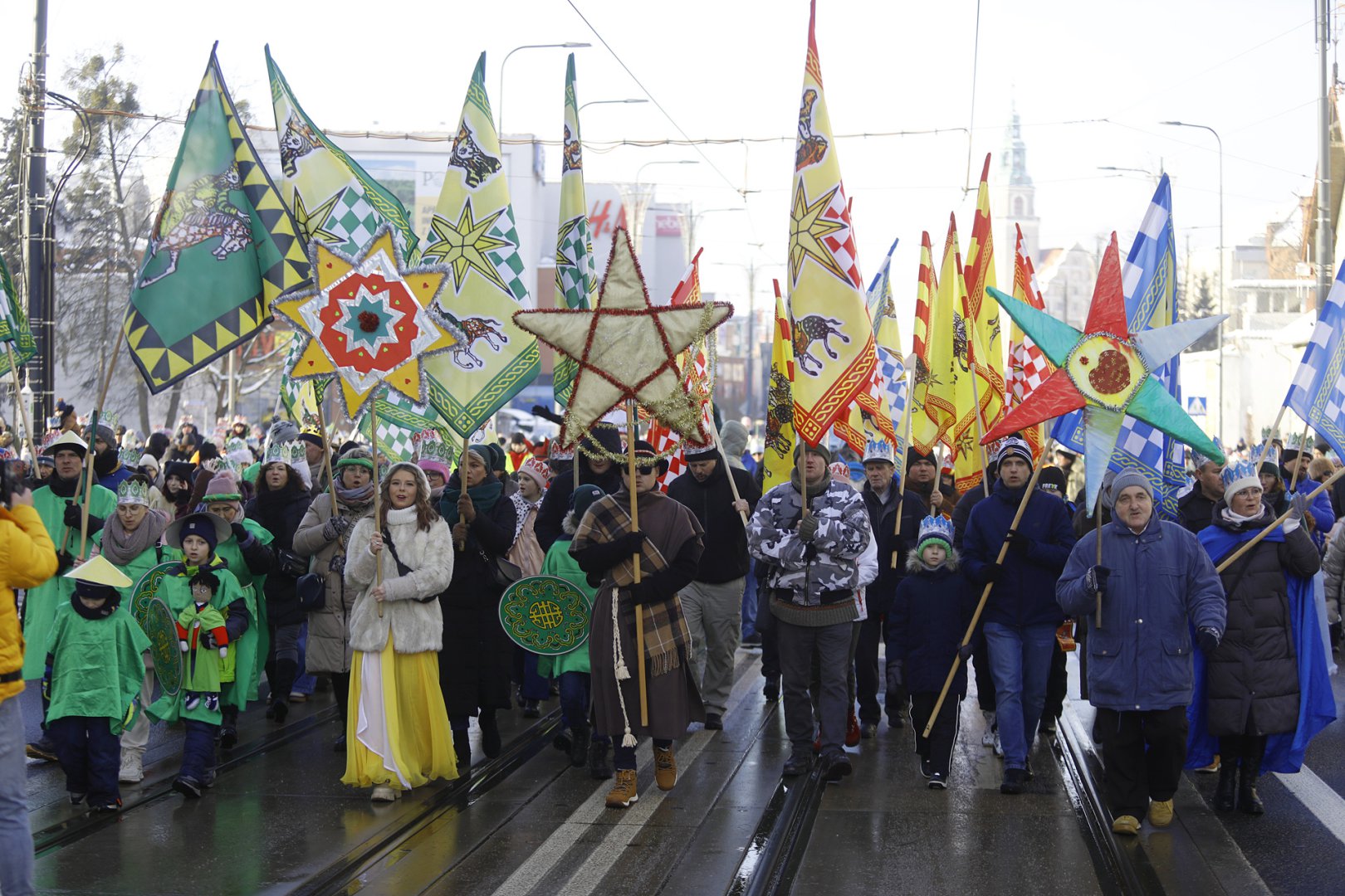 Olsztyn świętował Trzech Króli. "Nasze miasto wypełniło się kolorem" [ZDJĘCIA, WIDEO]