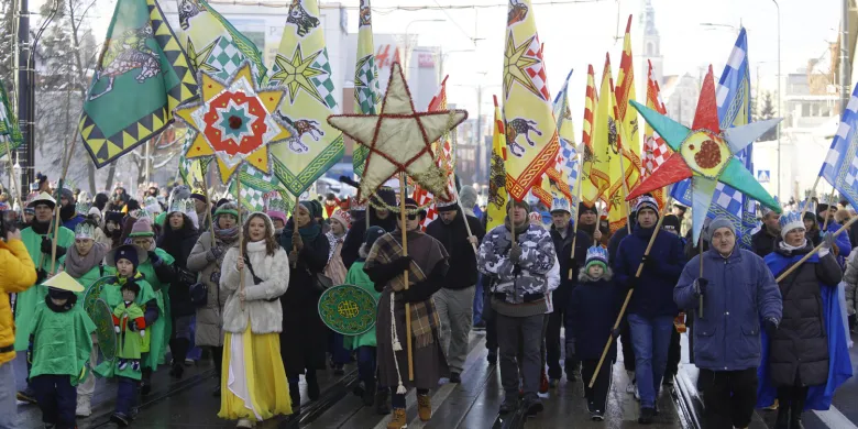 Olsztyn świętował Trzech Króli. "Nasze miasto wypełniło się kolorem" [ZDJĘCIA, WIDEO]
