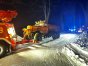 Radziecki pług nie wytrzymał trudów pracy k. Grunwaldu