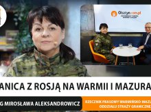 Rzecznik prasowy lokalnego oddziału straży granicznej: "Zabezpieczamy granicę na najwyższym poziomie" [WIDEO]