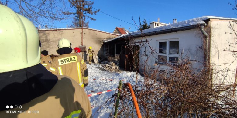 Orneta. Wybuch gazu w domu jednorodzinnym. Nie żyje 45-latek