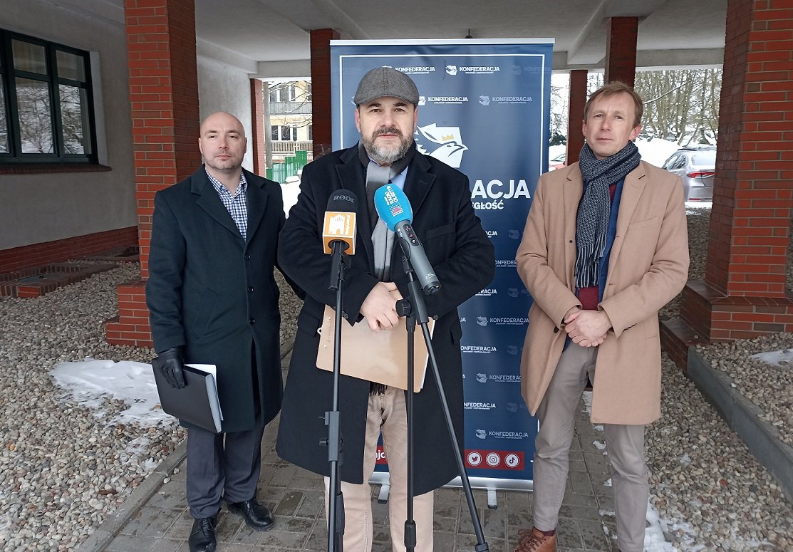 Olsztyn. Politycy Konfederacji krytycznie o KSeF. "Ta rewolucja jest szkodliwa"