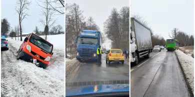 Marznący deszcz paraliżuje ruch na drogach i kolei. Warmia i Mazury z alertem IMGW