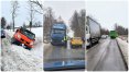 Na drogach regionu panują trudne warunki w związku z opadami marznącego deszczu