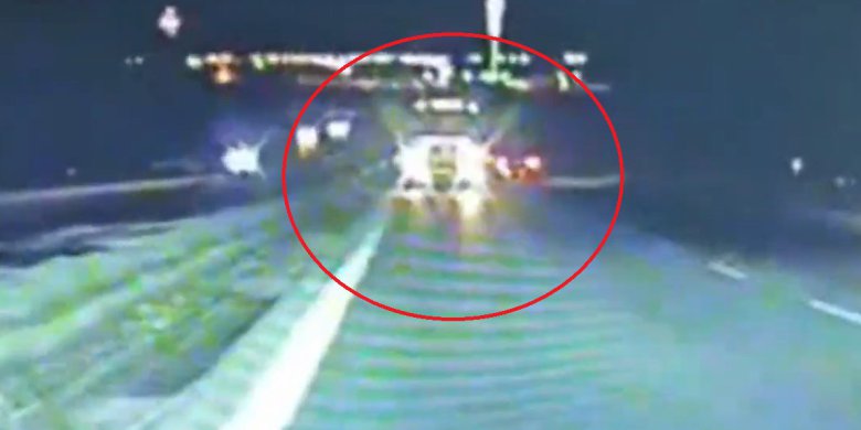 O włos od tragedii na S7 k. Nidzicy. Pijany 64-latek wjechał ciężarówką pod prąd [WIDEO]