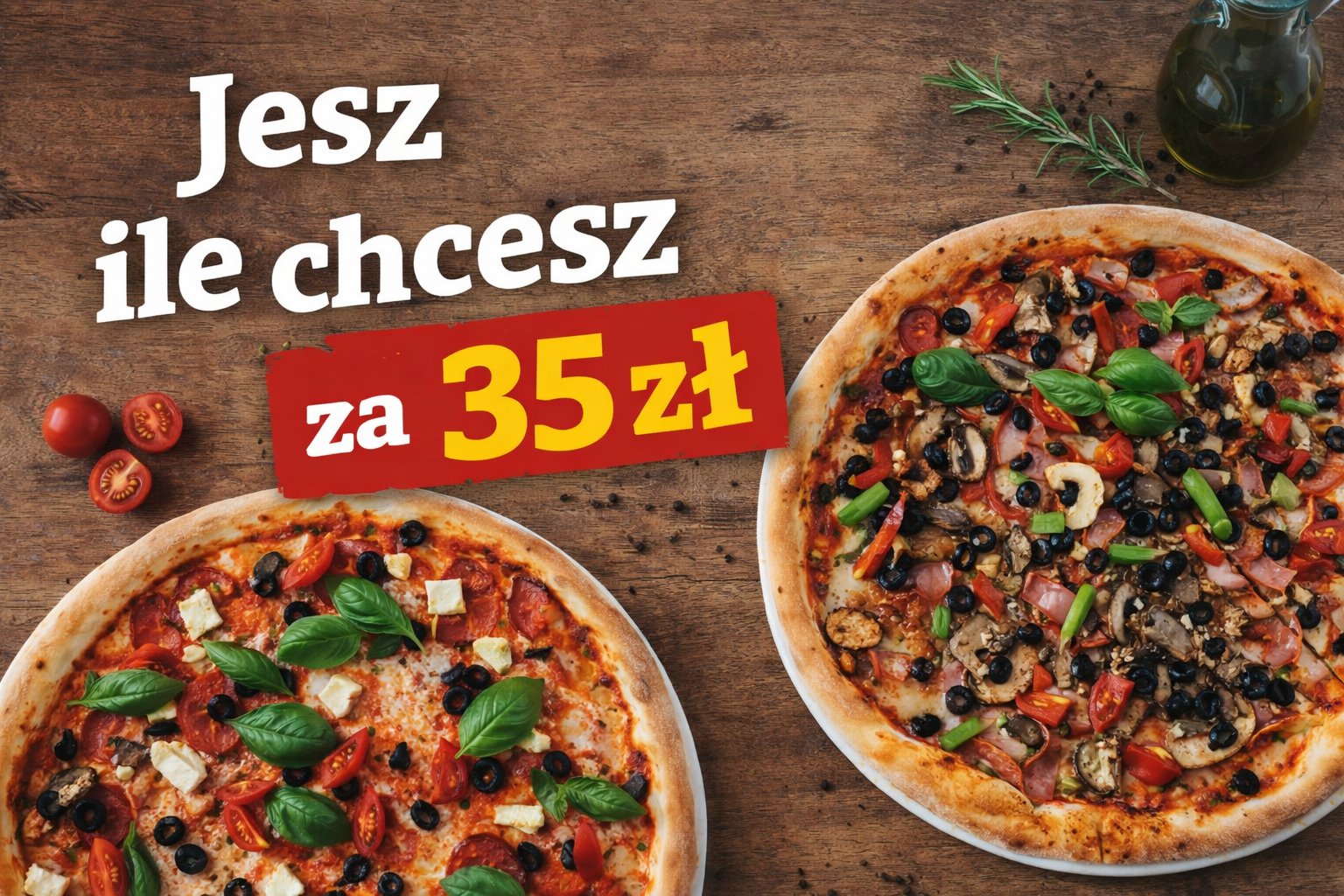 Jesz ile chcesz za 35 zł przez cały luty w San Giovanni w Olsztynie!