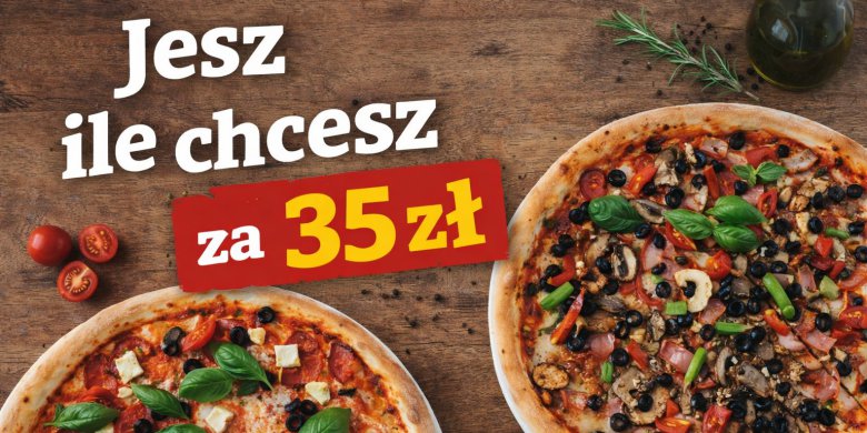 Jesz ile chcesz za 35 zł przez cały luty w San Giovanni w Olsztynie!