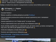 OSP Naglady potrzebuje „drugiego serca wozu strażackiego”. Trwa zbiórka na zakup agregatu prądotwórczego