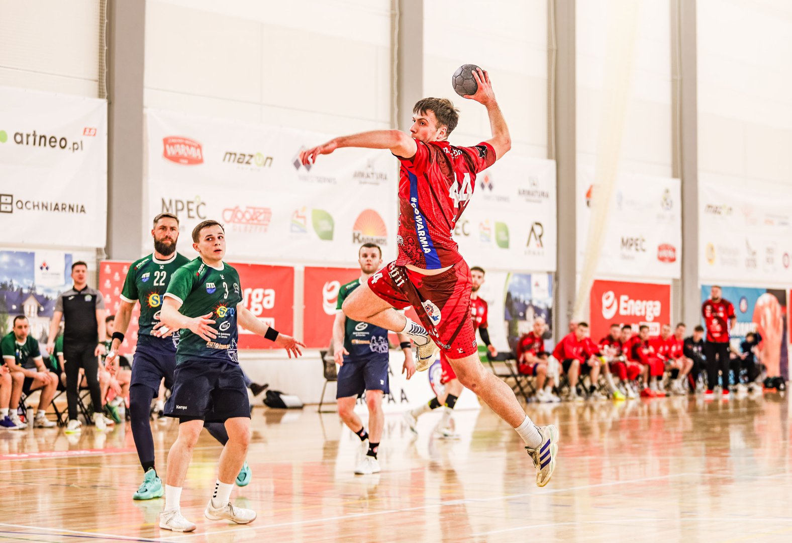 Piłka ręczna. Pokaz siły Warmiaków. Szczypiorniak znowu bez punktów [ZDJĘCIA]