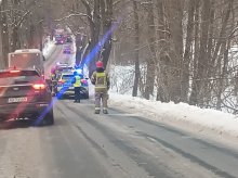 Czołówka na drodze powiatowej pod Olsztynem. Sprawczyni pouczona