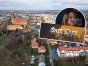 W tle Dobre Miasto, na zdjęciu Beata Harań, burmistrz Dobrego Miasta