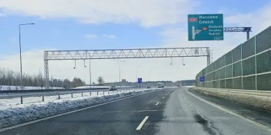 Rozbudowa sieci CANARD. Odcinkowy pomiar prędkości pod Olsztynem krótszy niż zapowiadano?