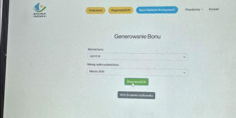 Wielki wyciek danych warmińsko-mazurskiego bonu turystycznego. Awaria strony i logowanie użytkowników na cudze konta