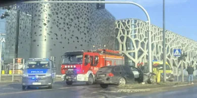 Olsztyn. Kto nie ustąpił pierwszeństwa 25-latce w BMW? Sprawca kolizji przy GW wyparował