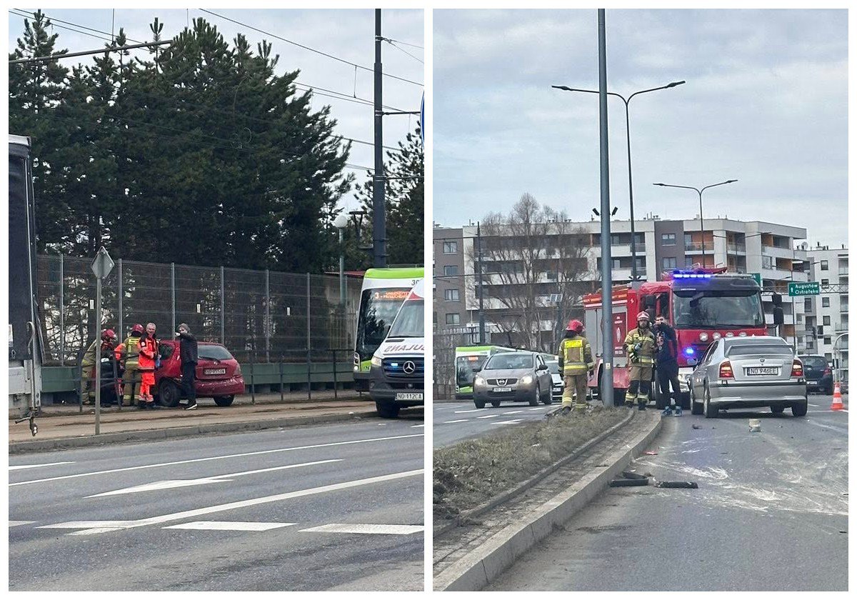 Olsztyn. Karambol na al. Sikorskiego. 70-latek wymusił pierwszeństwo