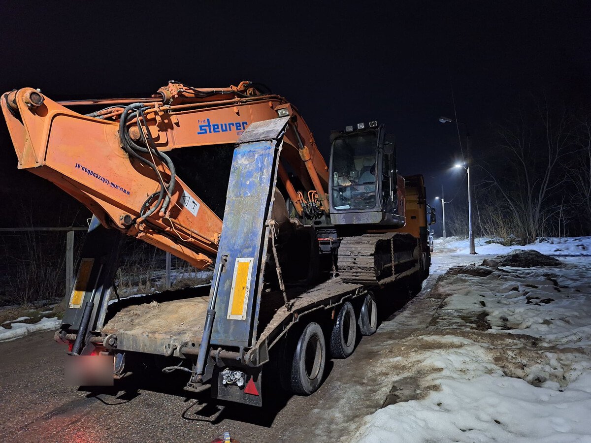 Olsztyn. 41-latek z nocnego transportu koparki będzie tłumaczył się przed sądem