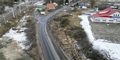 Wycięli drzewa pod ul. Nowobałtycką. Kiedy ruszy budowa? [ZDJĘCIA, WIDEO]