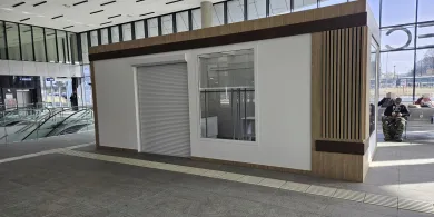 Barak, maszkara. Internetowa burza wokół wyspy handlowej na dworcu Olsztyn Główny