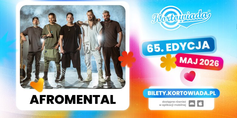 Jeszcze więcej energii na Plaży Kortowskiej - Afromental dołącza do line-upu Kortowiady 2026!