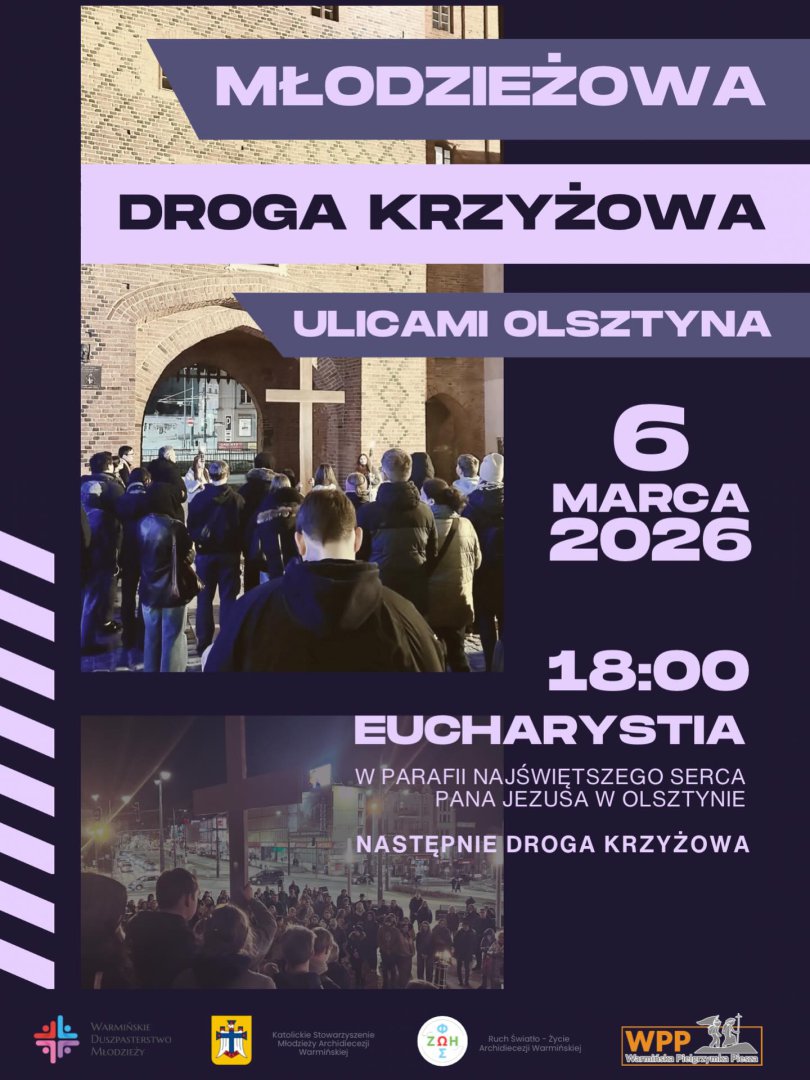 Najpierw ulicami Olsztyna, później ekstremalnie do Gietrzwałdu. Ruszają drogi krzyżowe