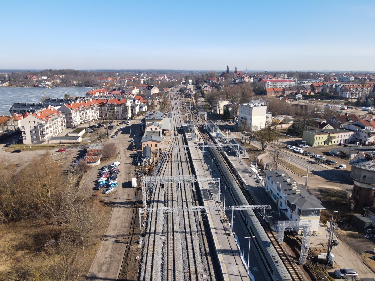 Przejście podziemne na stacji Ostróda dostępne dla podróżnych