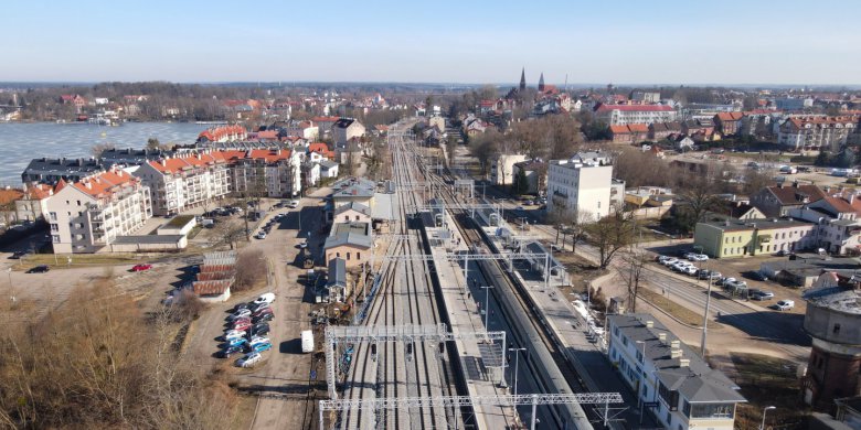 Przejście podziemne na stacji Ostróda dostępne dla podróżnych