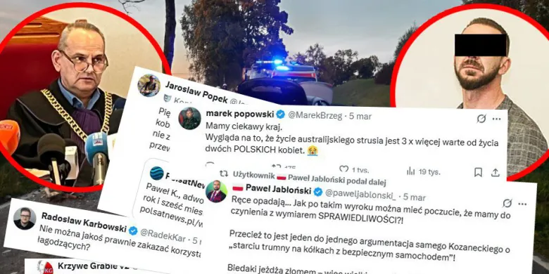 1,5 roku więzienia za śmierć dwóch kobiet. Internauci nie zostawili suchej nitki na wyroku olsztyńskiego sędziego [WIDEO]