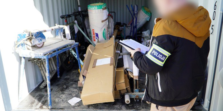 Olsztyn. Złodziejski gang rozbity. Ich łupy były warte ponad 100 tys. zł