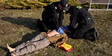 Dramatyczne sceny w Olsztynie. 28-latek nie dawał znaku życia