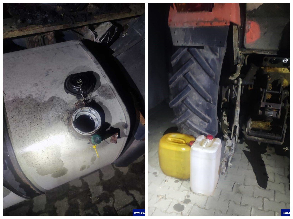 Gmina Stawiguda. 45-latek przyłapany podczas kradzieży paliwa. Do akcji ruszyli wywiadowcy