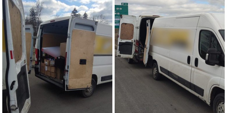 Olsztyn. 30-letni kurier miał dwa busy, oba w złym stanie. Pół wypłaty wyda na mandat