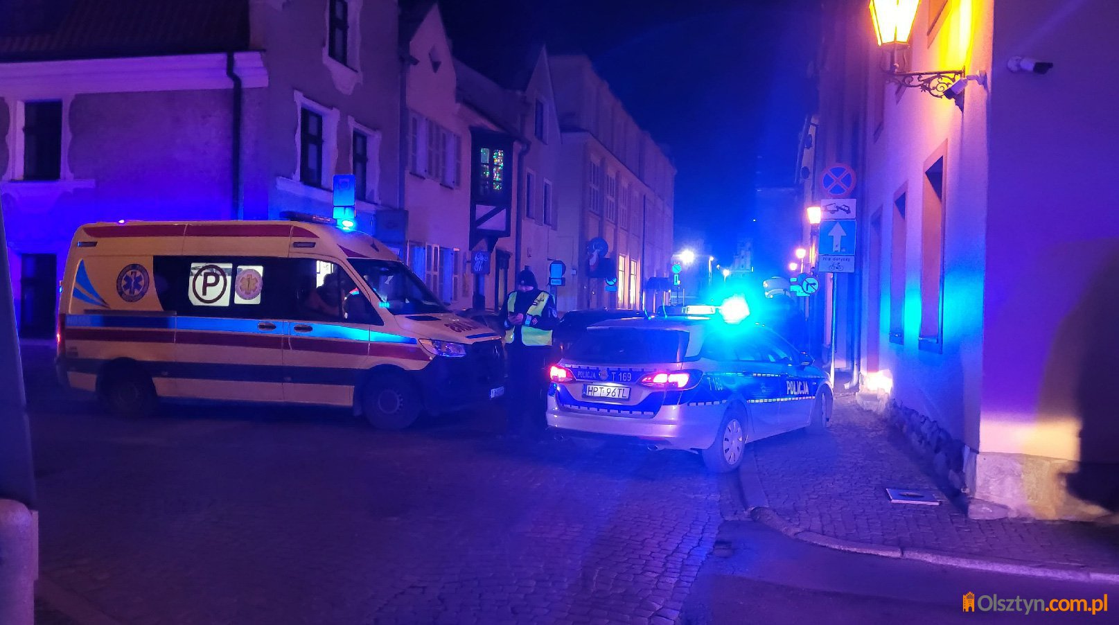 Jedna noc, dwa incydenty i śmierć 48-latka. Co wydarzyło się na olsztyńskiej starówce?