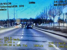 Olsztyn. Pędził mercedesem ponad 114 km/h przez miasto. Surowa kara dla 52-latka