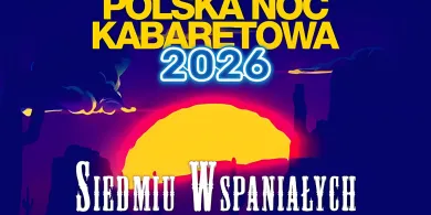 Sześciu topowych artystów kabaretowych i jeden mistrz ceremonii w hali Urania