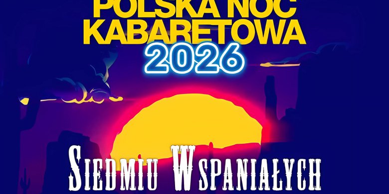 Sześciu topowych artystów kabaretowych i jeden mistrz ceremonii w hali Urania