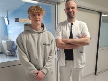 Olsztyn. Noga 17-letniego Oliwiera będzie "rosnąć" 1 mm na dobę. Takiej operacji jeszcze w regionie nie było