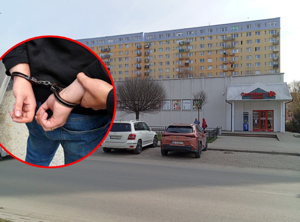 Nagórki. 35-letni fan kawy chciał wyjść ze sklepu bez płacenia. Kobieta krzyknęła i zaczął się pościg