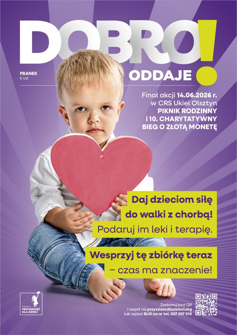 140 tys. zł, 500 dzieci i jedna szansa: rusza akcja "Dobro oddaje!"