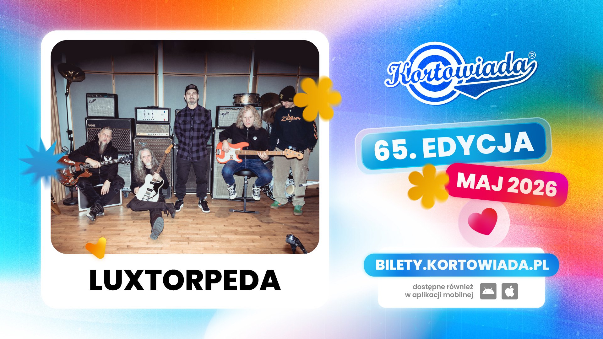 Spora dawka rocka na Kortowiadzie - Luxtorpeda dołącza do line-upu imprezy