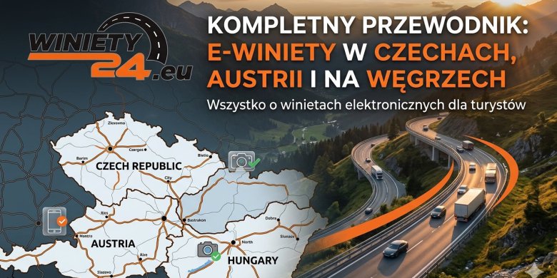 Kompletny przewodnik po autostradach w Europie 2026: Jak działają winiety elektroniczne w Czechach, Austrii i na Węgrzech?