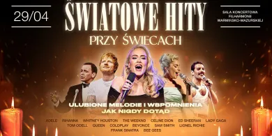 Światowe hity przy świecach