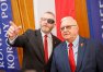 Grzegorz Braun i Stanisław Tymiński (z prawej) w Olsztynie