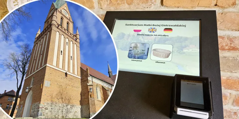 "Intencjomat", "ofiaromat"... Nowa technologia z kościołach. Także w sanktuarium w Gietrzwałdzie [WIDEO]