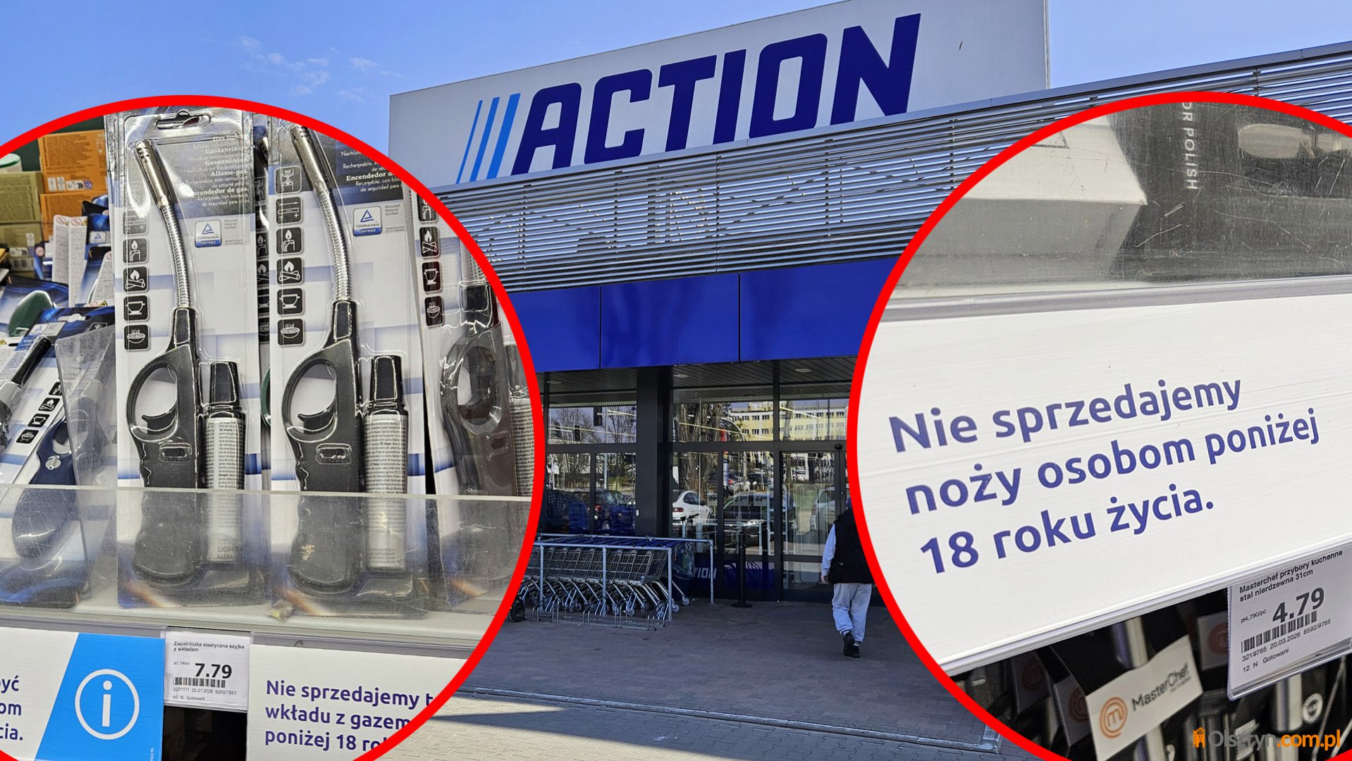 Noże i zapalniczki tylko dla dorosłych. Znana sieć wprowadziła zakaz