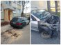 Samochody, które zanieczyszczyły teren przy ul. Pana Tadeusza