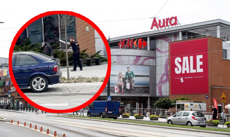 Ochroniarz kontra bezdomny w centrum Olsztyna. Podjęto „kroki dyscyplinarne” [WIDEO]